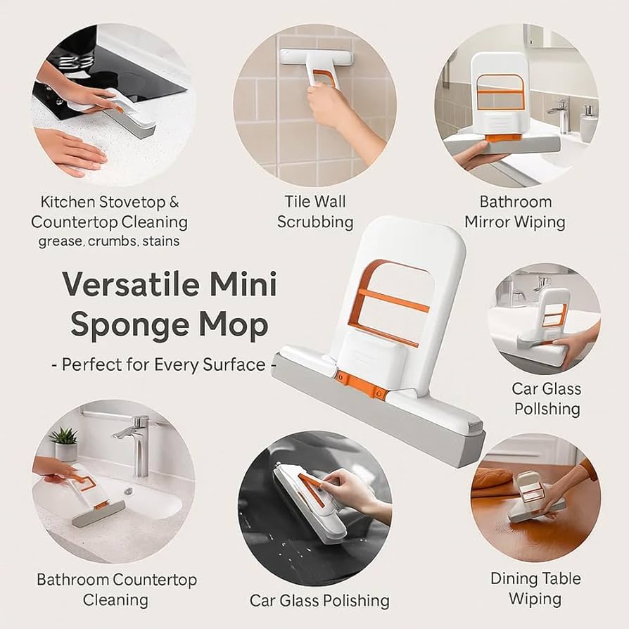 Mini Foldable Desktop Mop